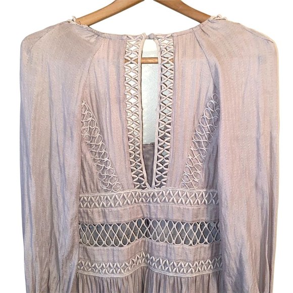 Free People Crochet Festival Bohemian Mini Dress - Women's 2 - Picture 8 of 16